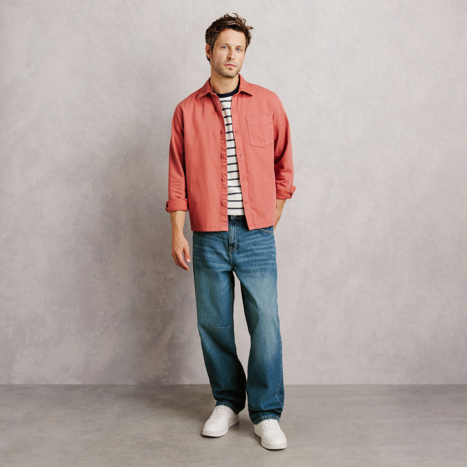 Jean skateur d&eacute;lav&eacute; 100% coton