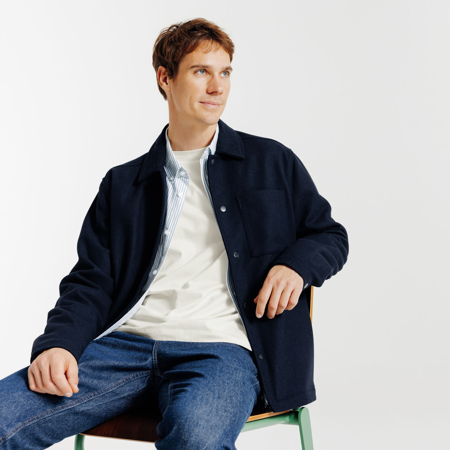 Tee shirt manches longues mati&egrave;re douce