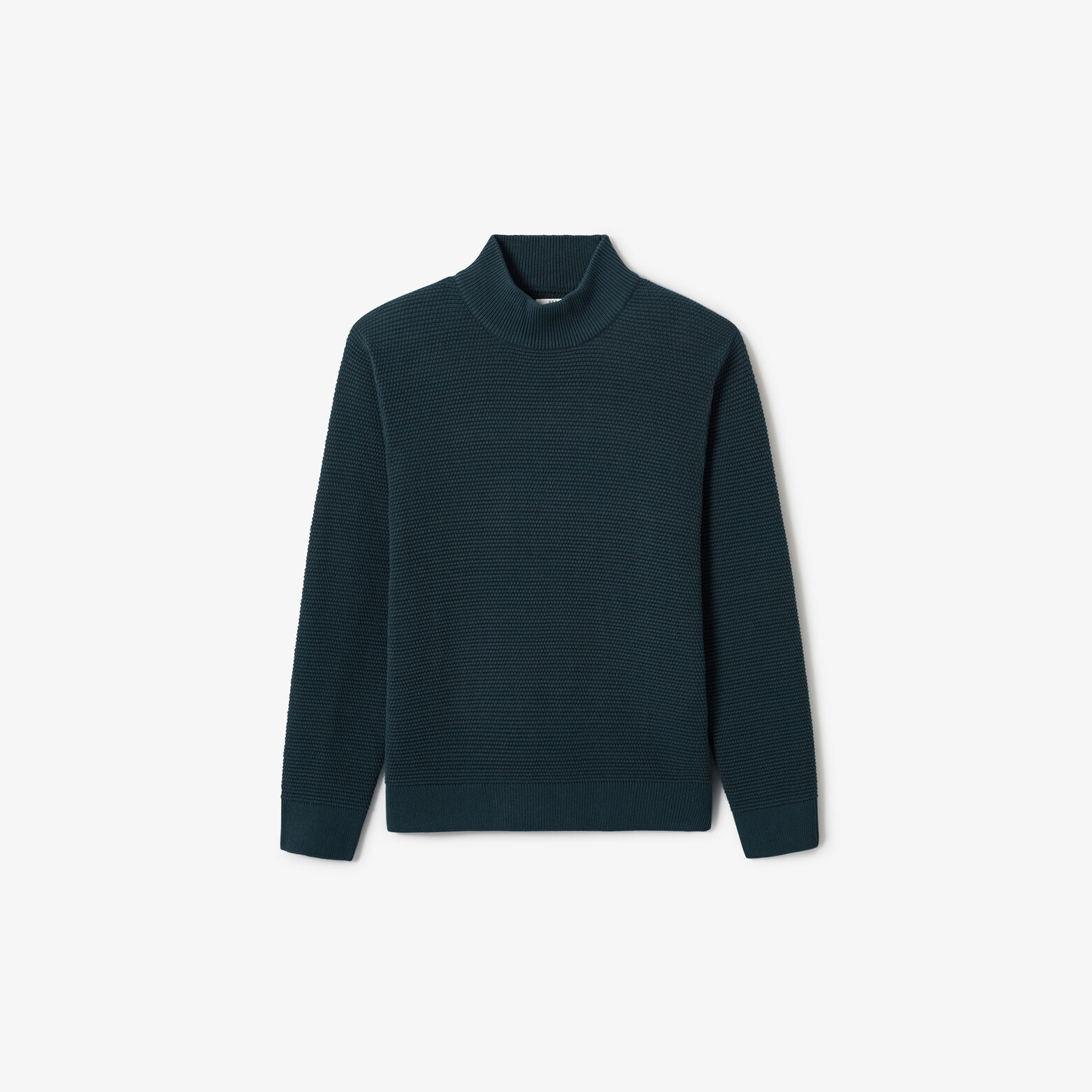 Pull col montant grosse jauge en point de riz