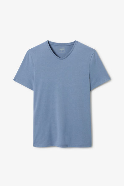 Tee shirt col V en coton