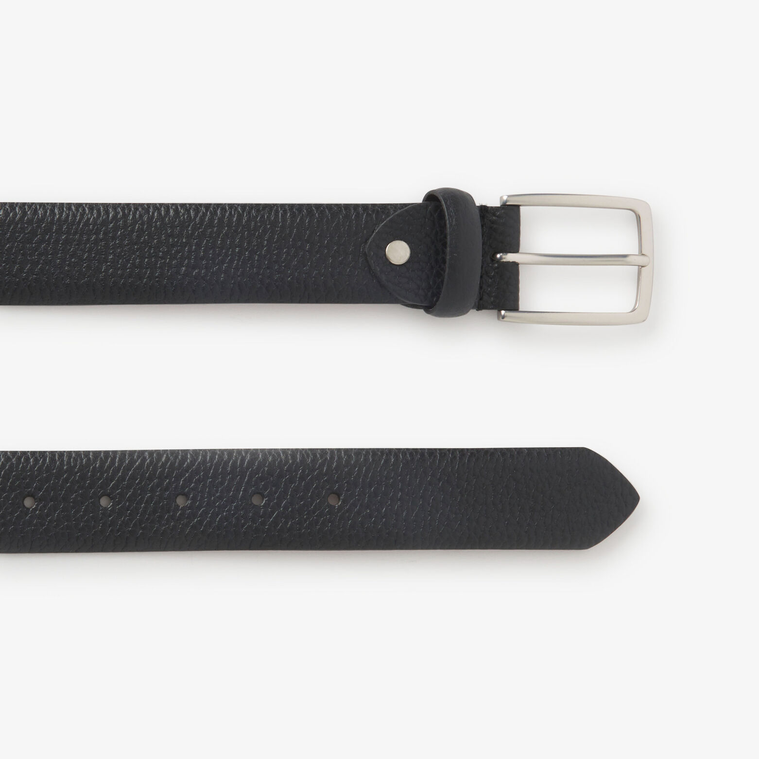 Ceinture en cuir grain&eacute;e