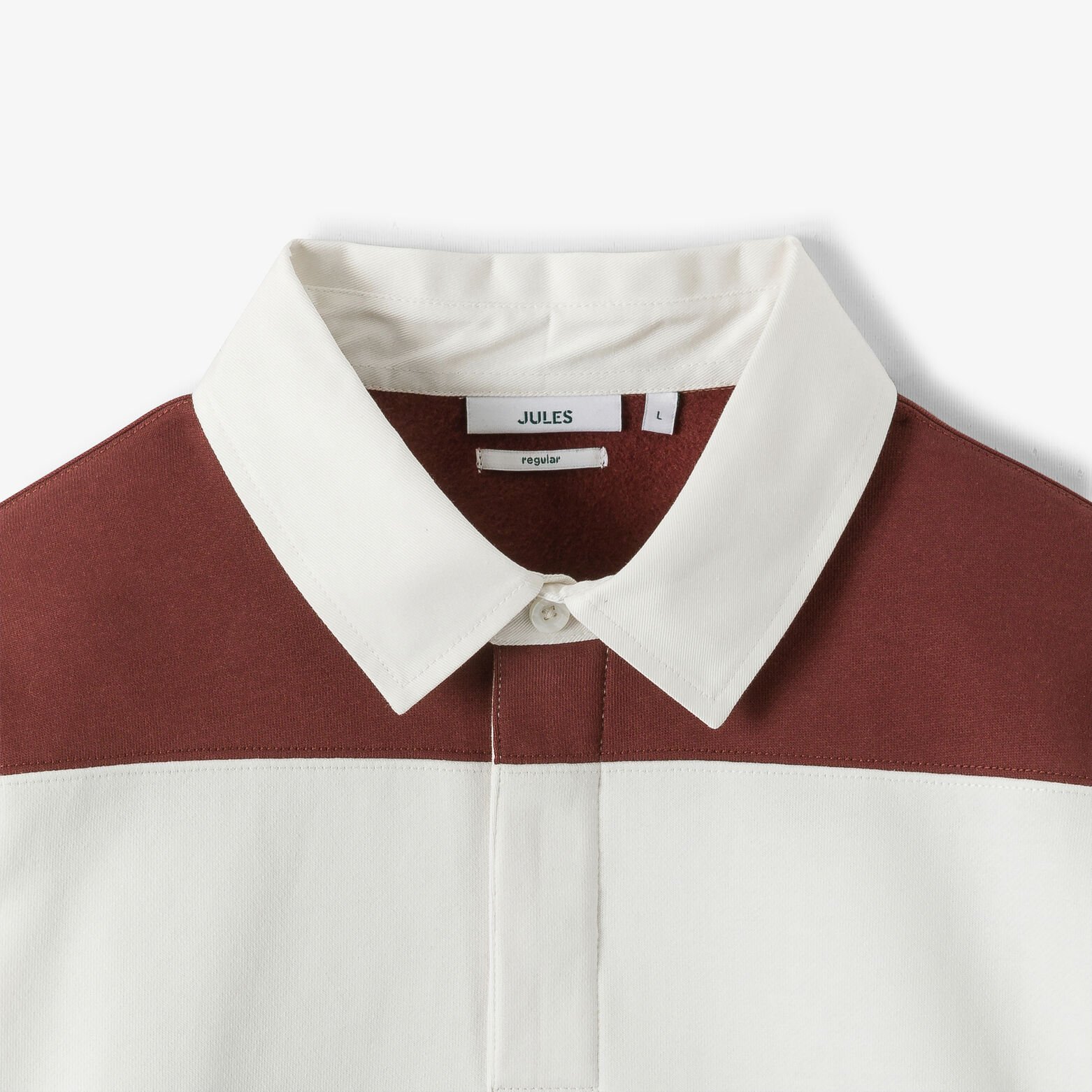 Sweat col polo ray&eacute;