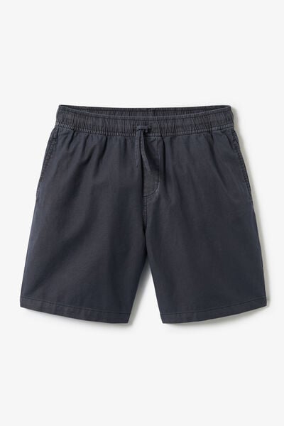 Bermuda coton lin taille &eacute;lastiqu&eacute;e