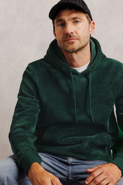 Sweat &agrave; capuche en velours