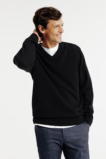 Trui V-hals in lambswool