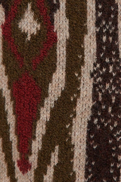 Gilet cardigan jacquard