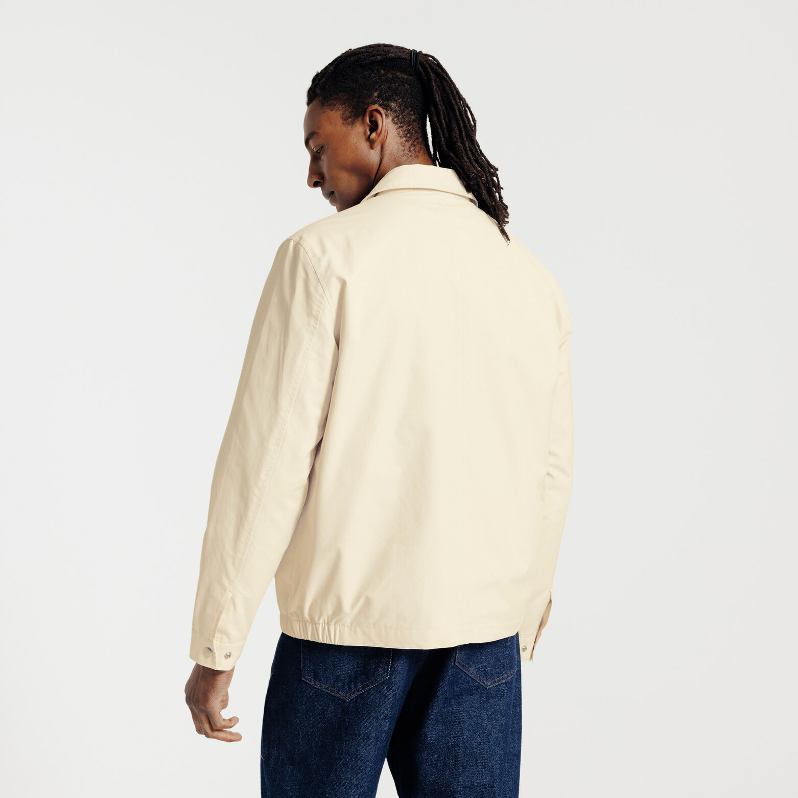Blouson col chemise zipp&eacute;
