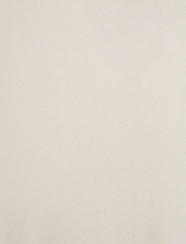 Pull col rond m&eacute;lange m&eacute;rinos cachemire