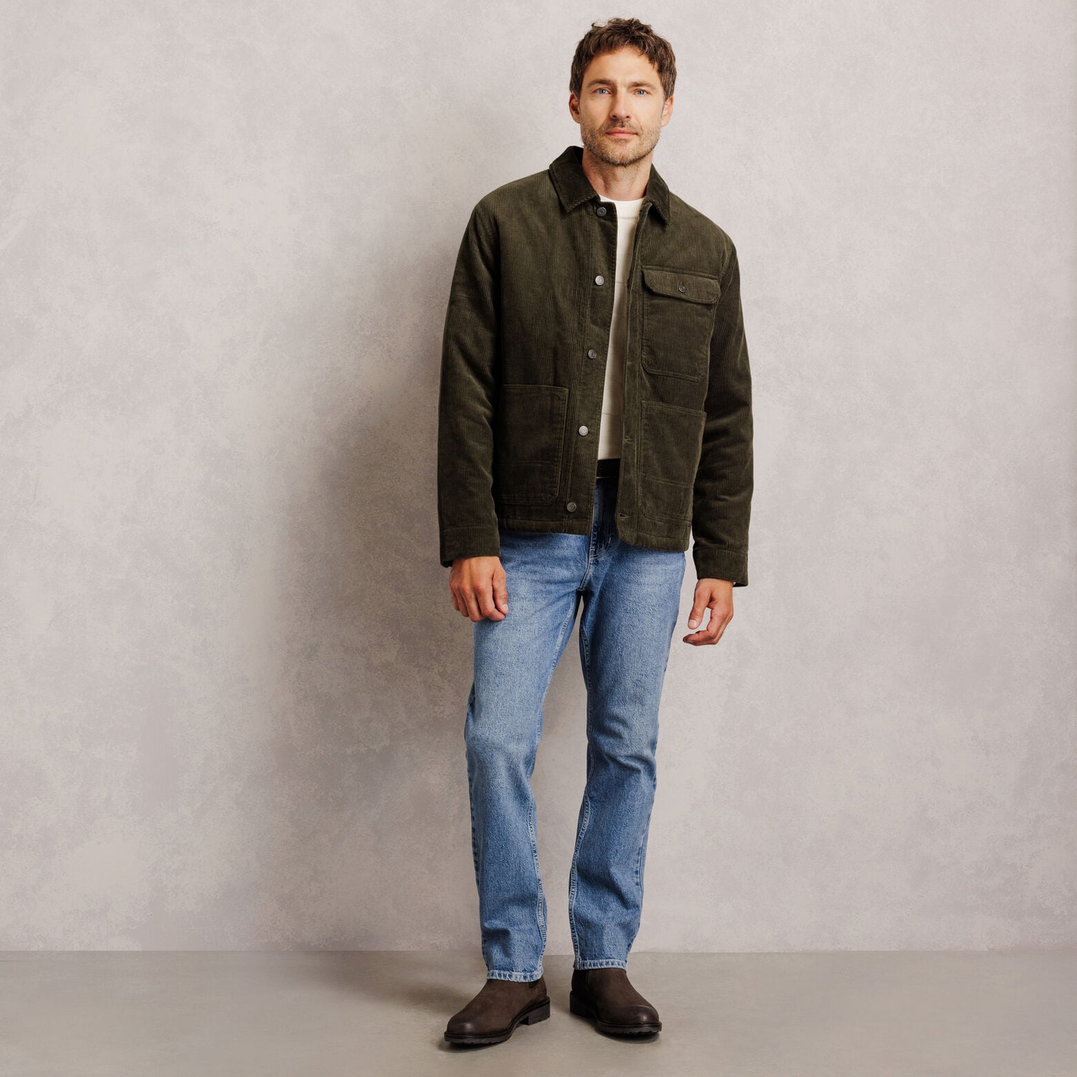 Veste velours int&eacute;rieur en sherpa