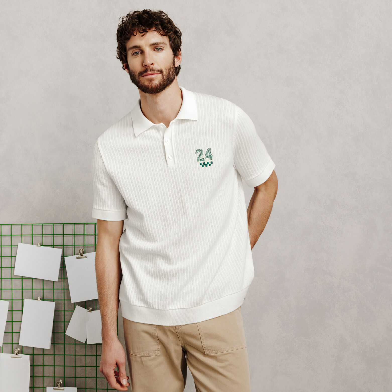Polo en maille licence 24H le Mans