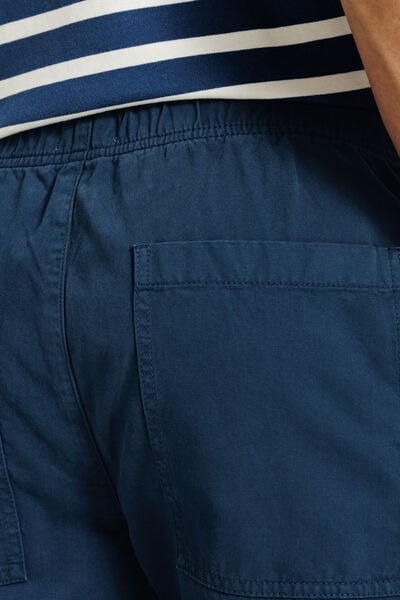 Pantalon straight taille élastiquée