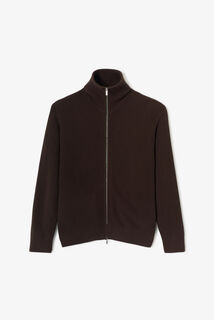 Gilet met rits en truckerskraag