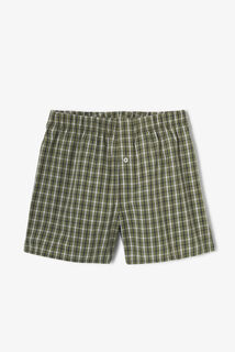 Cale&ccedil;on &agrave; carreaux en coton