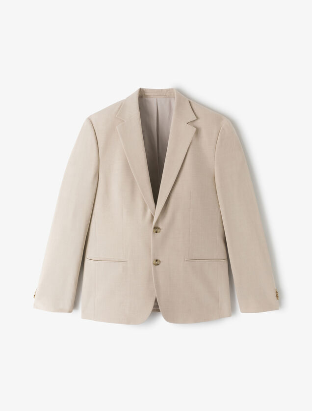 Tweekleurig comfort fit kostuumvest
