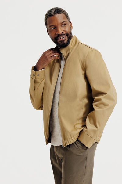 Blouson col montant zipp&eacute;