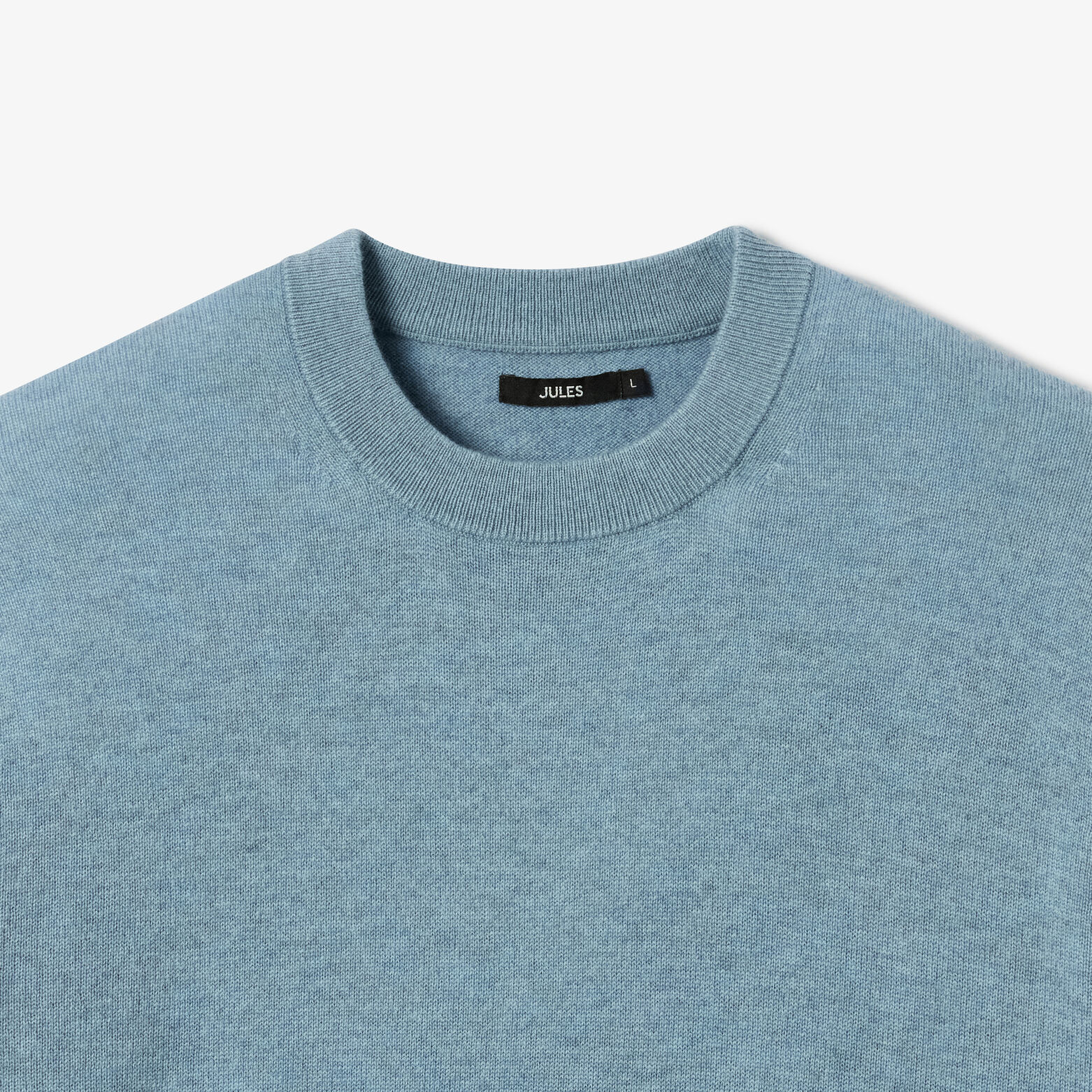Pull col rond m&eacute;rinos cachemire