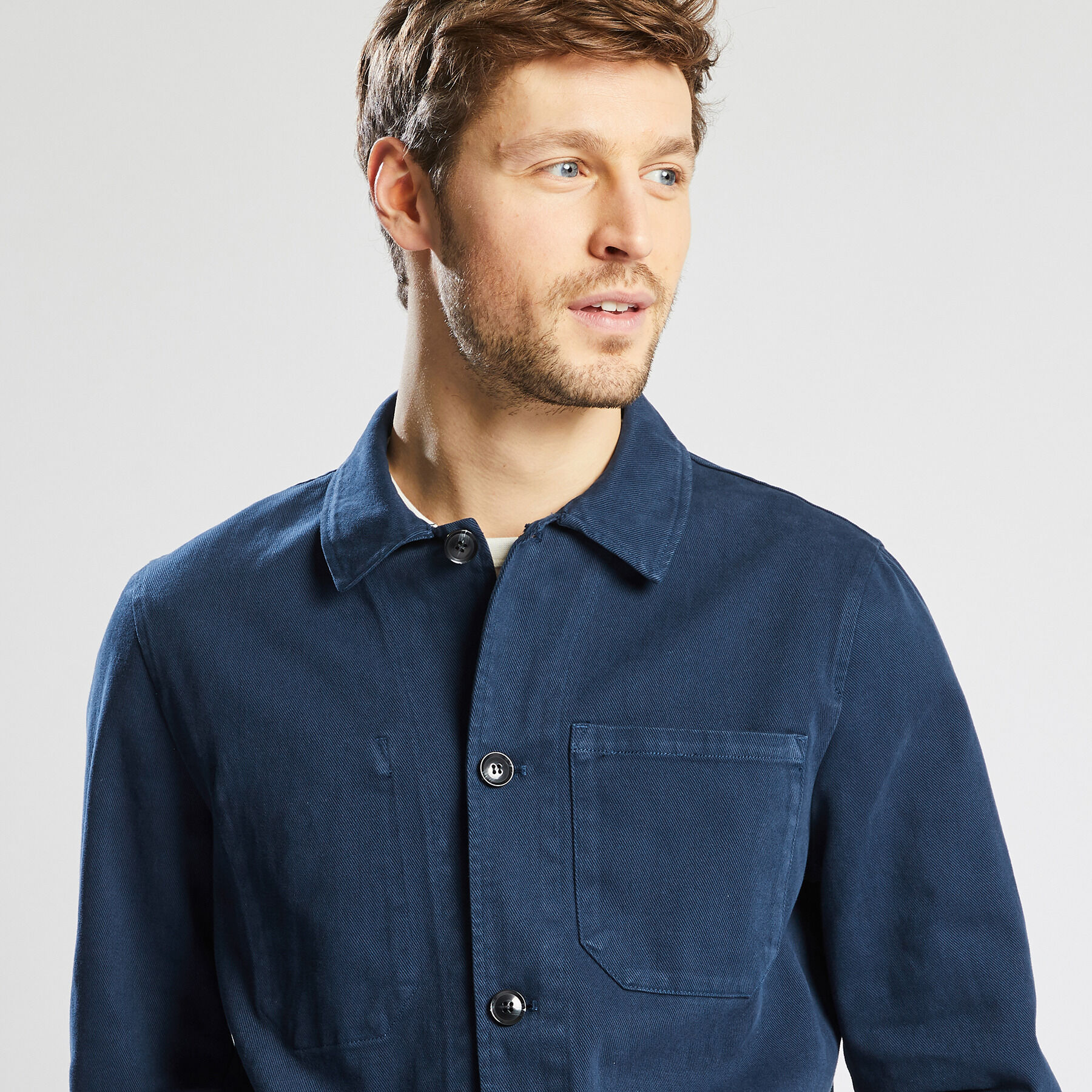 Blouson Polaire Noir à Capuche Jules Taille L - Occasion Bon état, Léger Décoloré, Idéal Décontracté