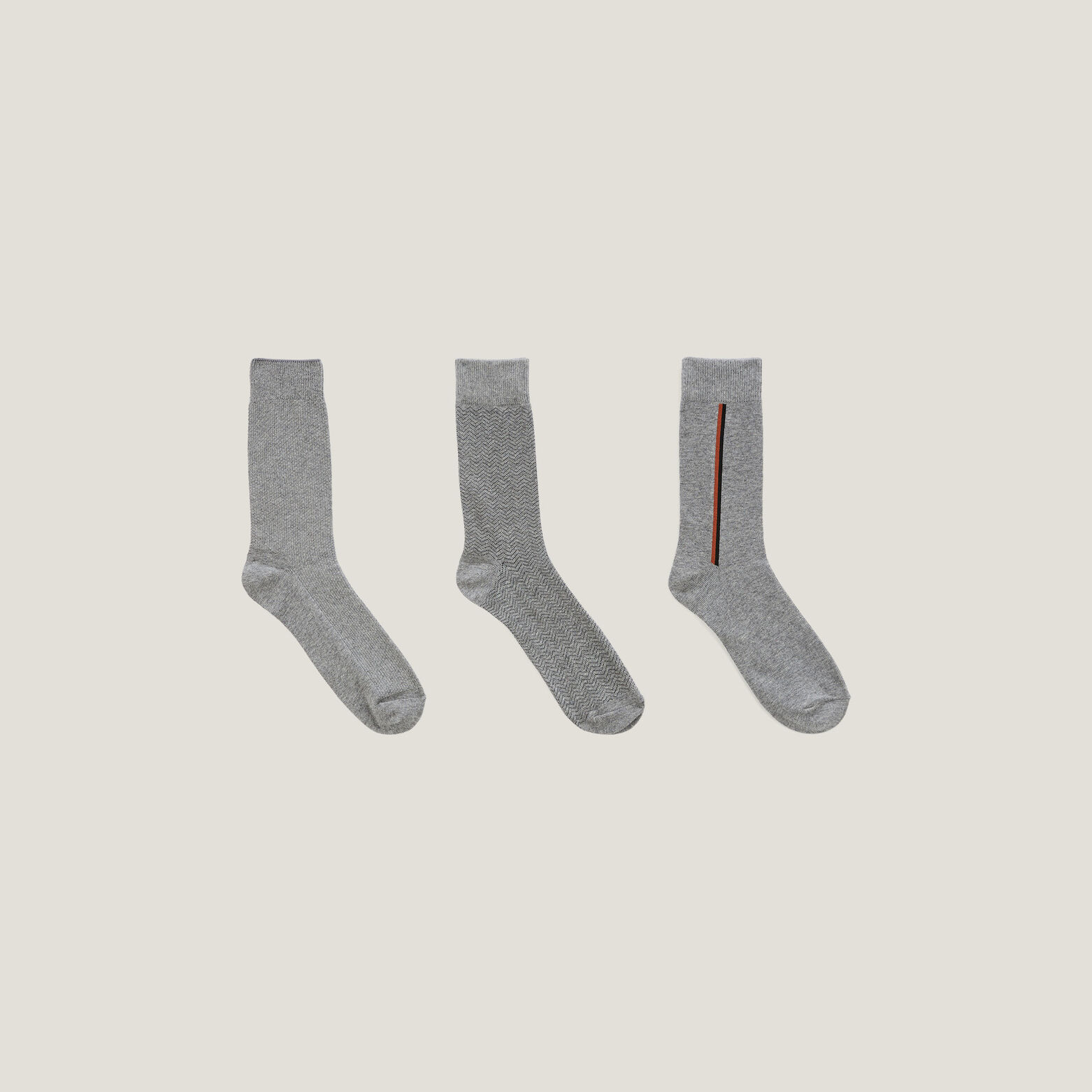 Set 3 paar sokken met micormotief