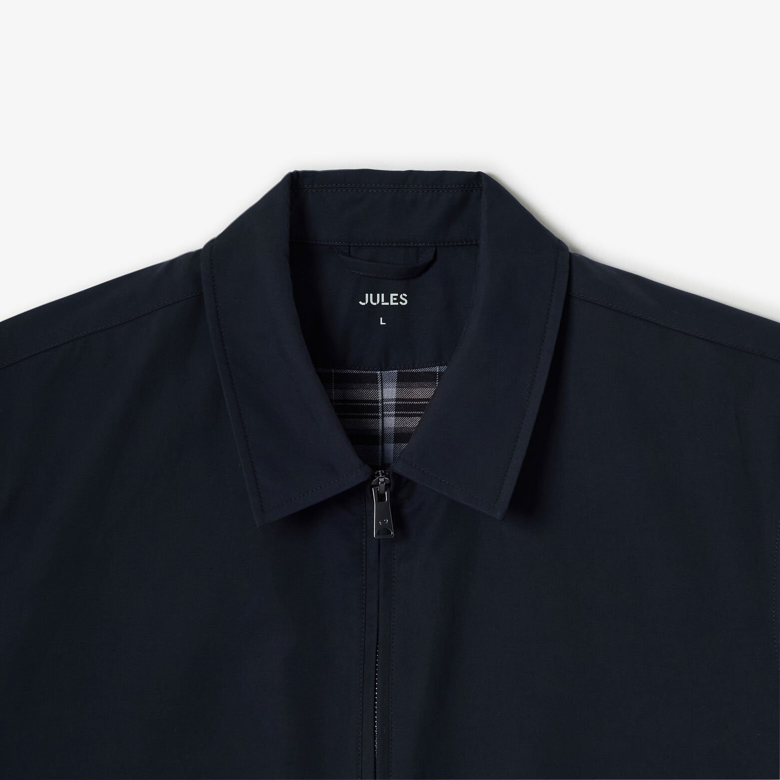 Blouson col chemise zipp&eacute;