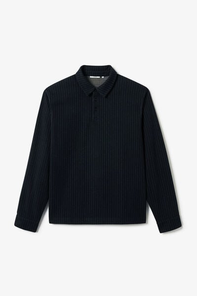 Polo manches longues ray&eacute;