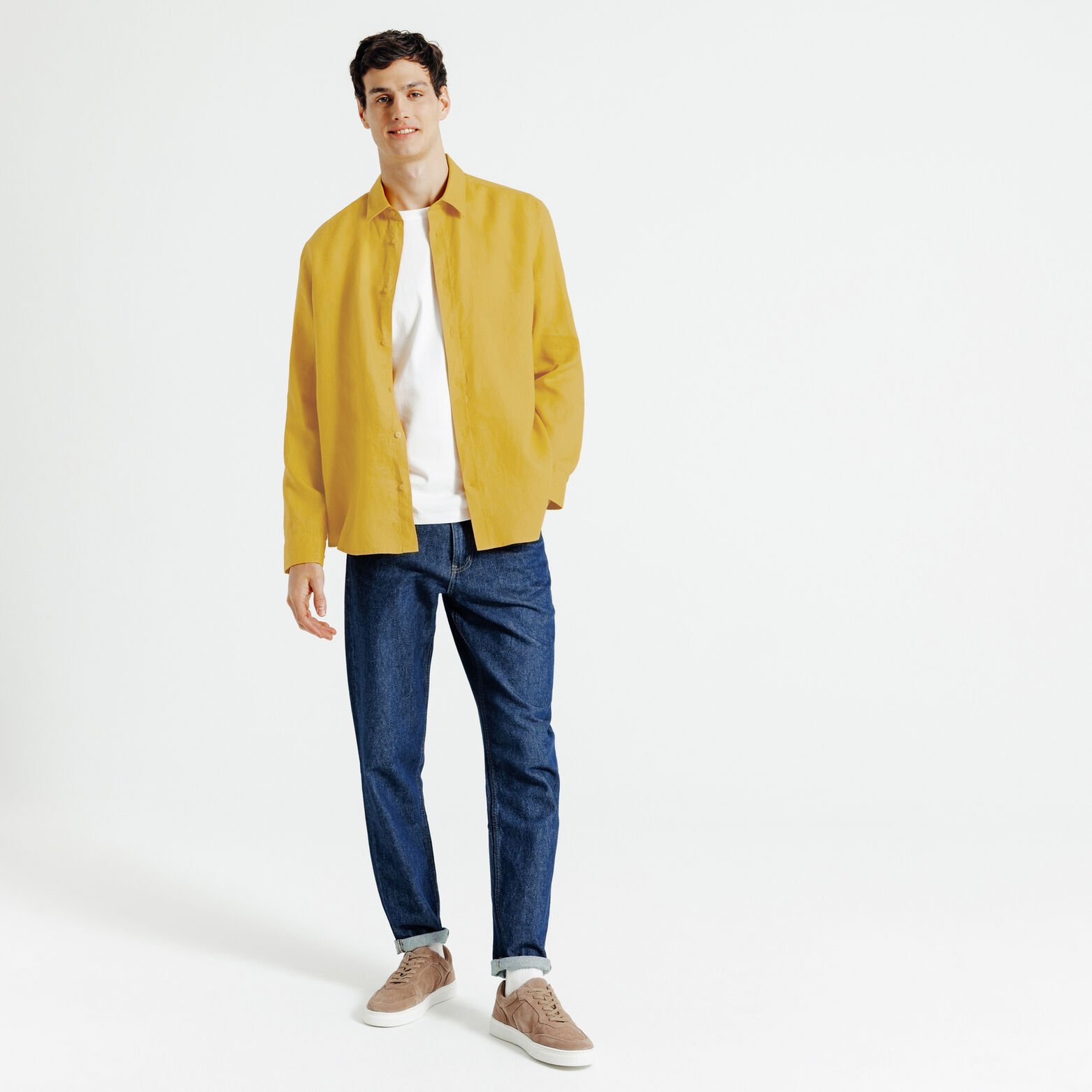 Chemise 100% lin unie