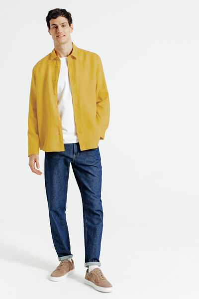 Chemise 100% lin unie