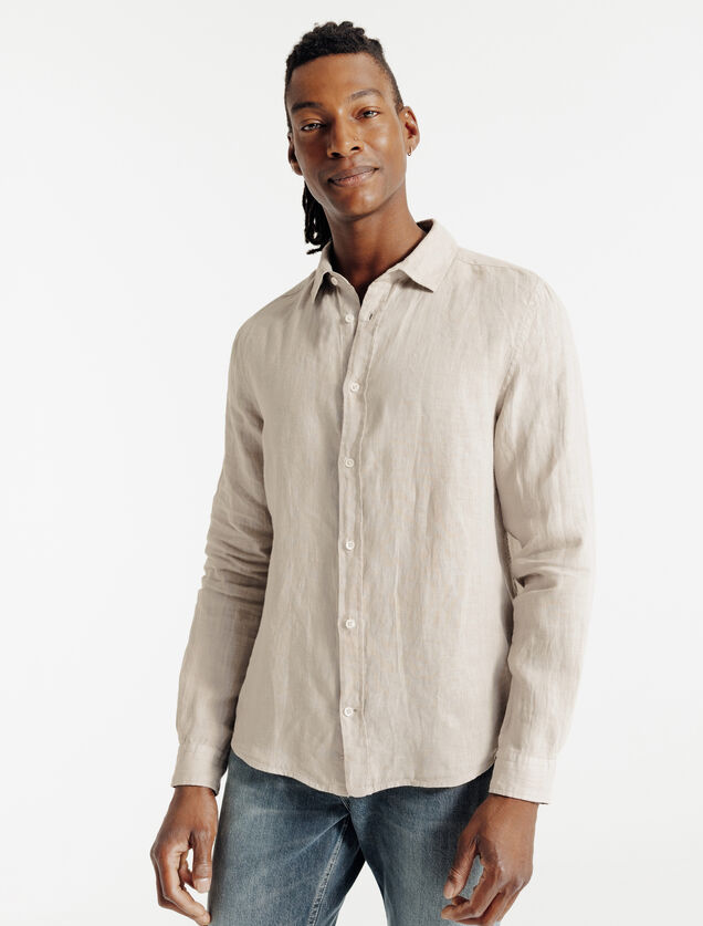 Chemise en lin regular