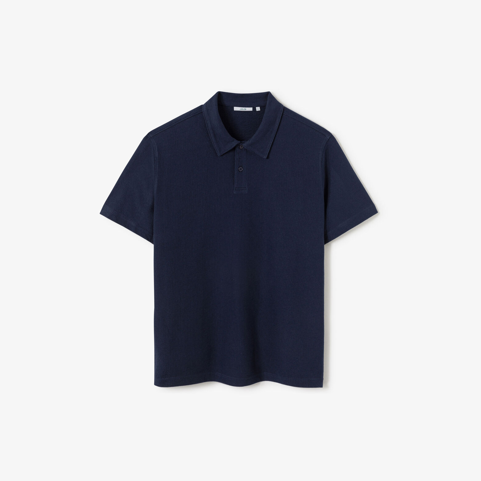 Polo korte mouwen in textuurstof