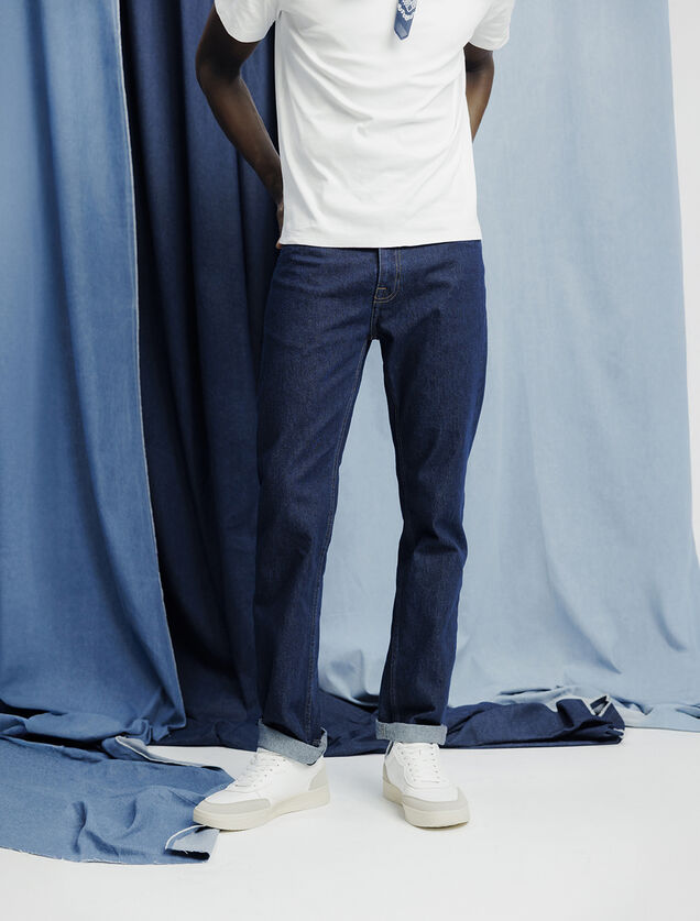 Jean straight 4 longueurs Made In France brut