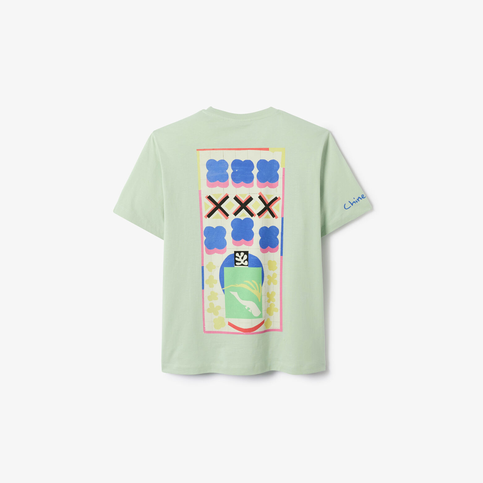 T-shirt met print voor en achter, licentie Matisse