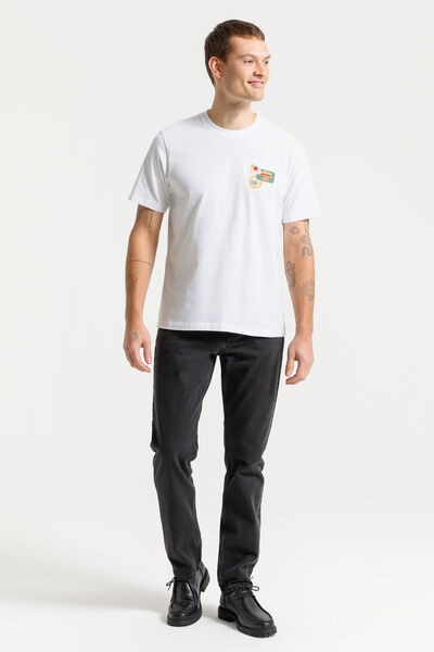 Tee shirt patch poitrine dolce vita