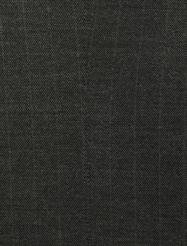 Veste de costume slim &agrave; rayures