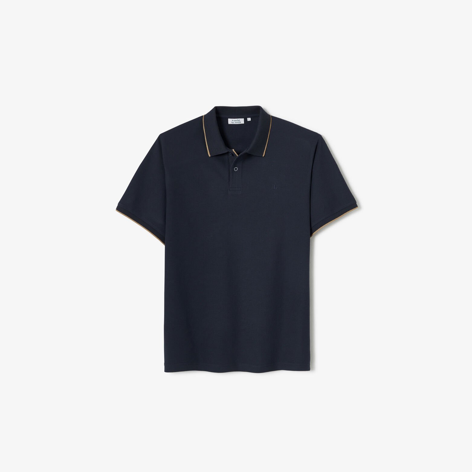 "Le Parfait by Jules" effen polo korte mouwen 