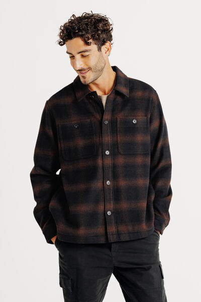 Surchemise à carreaux