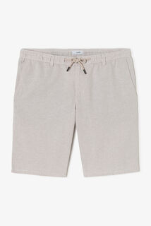 Bermuda uni en coton lin