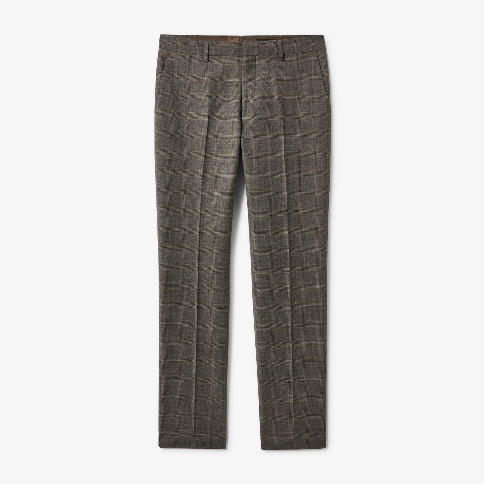 Geruite kostuumbroek comfort