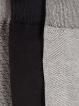 Lot de 3 paires de chaussettes micro motif coton i