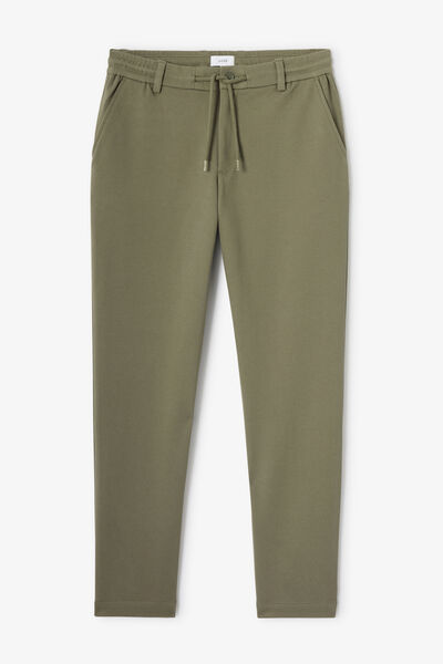 Pantalon chino tapered maille
