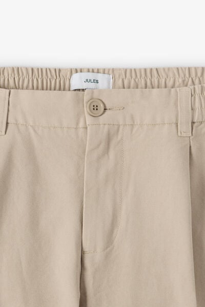 Pantalon tapered taille &eacute;lastiqu&eacute;e