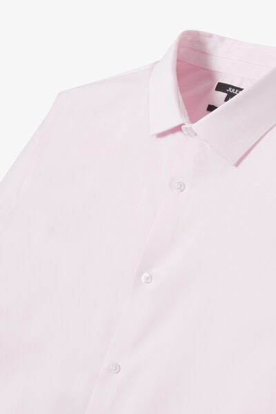Chemise sans repassage en coton unie slim