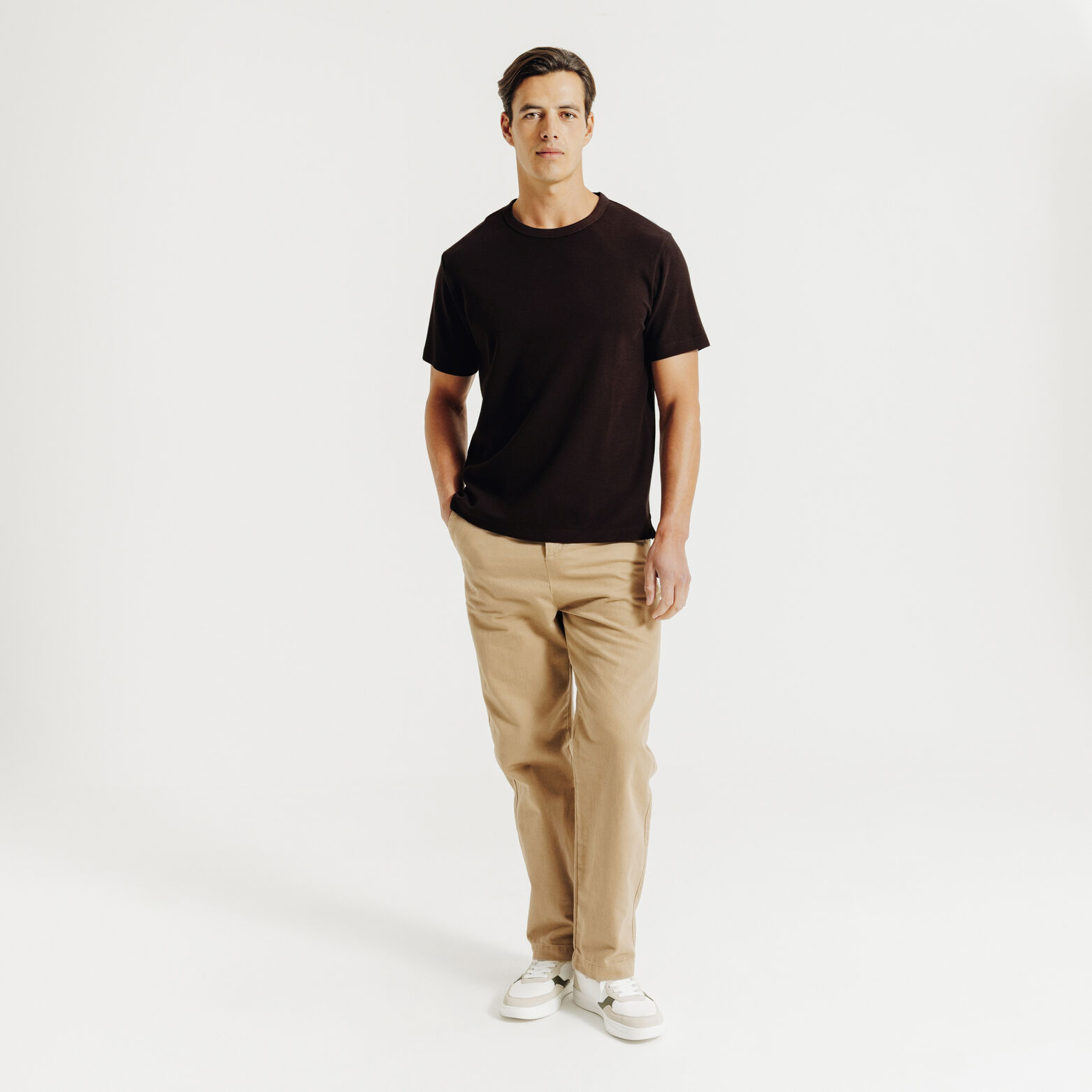 Tee shirt matière gaufrée