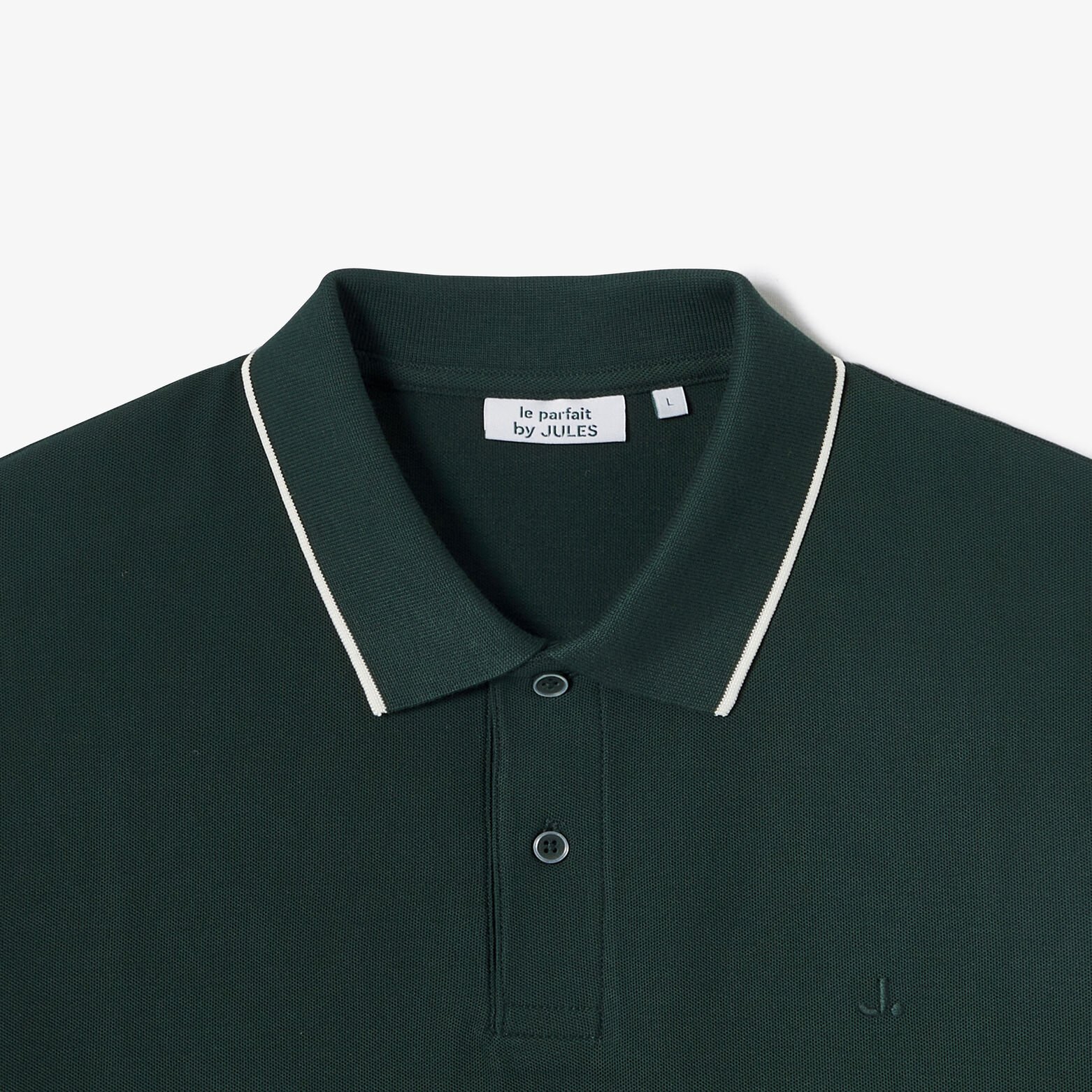 "Le Parfait by Jules" effen polo korte mouwen 