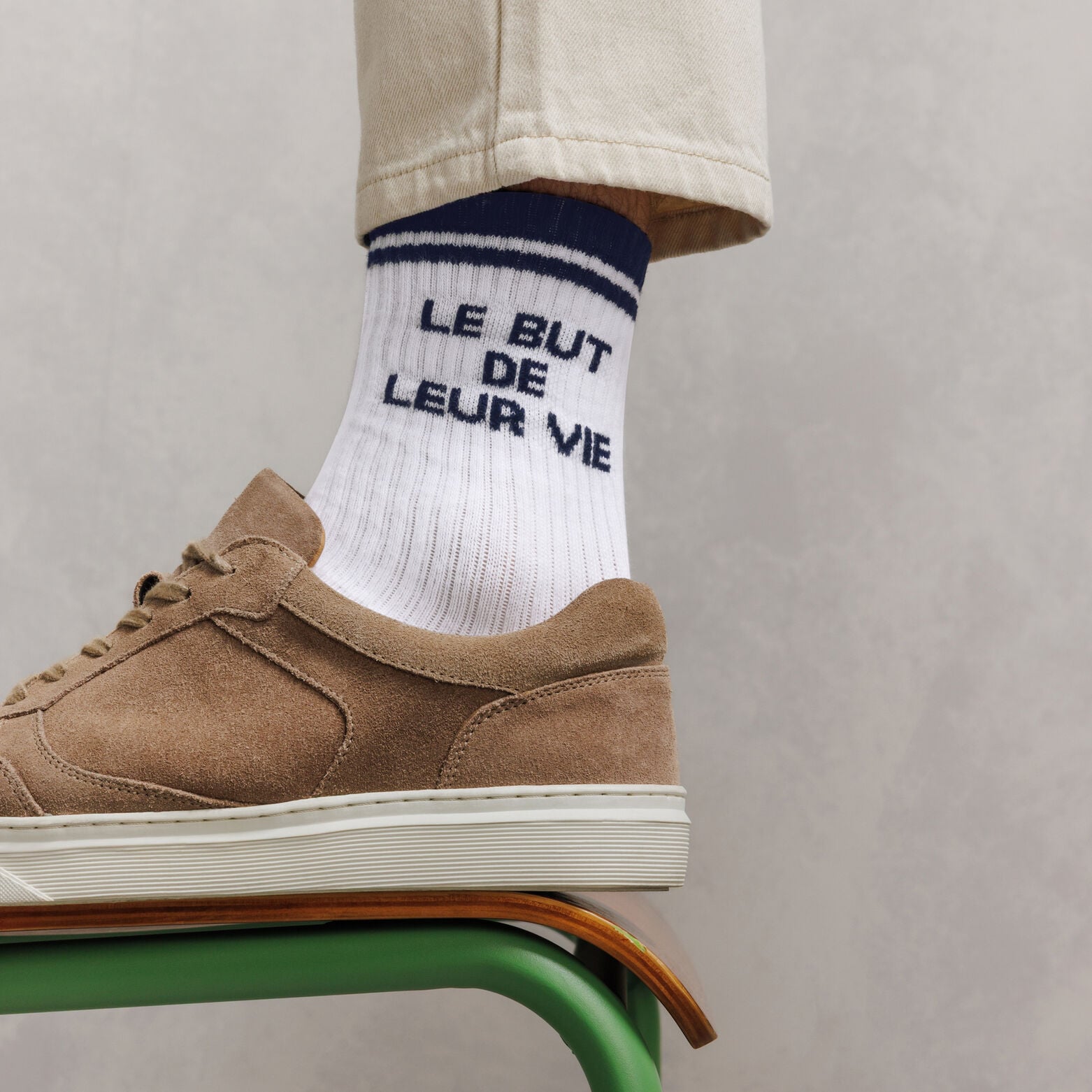 Chaussette hautes imprim&eacute; licence L'&Eacute;quipe