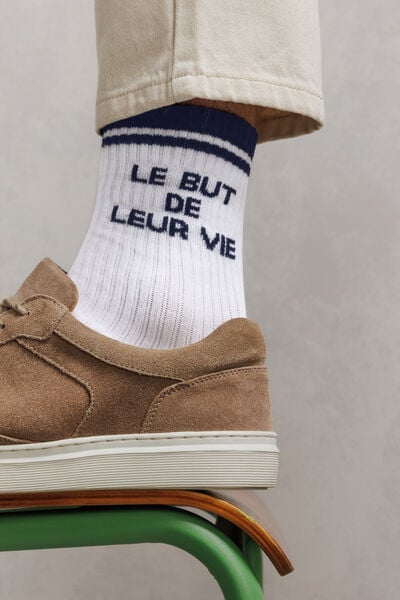 Chaussette hautes imprim&eacute; licence L'&Eacute;quipe