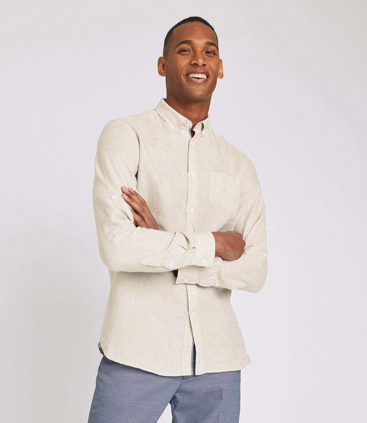 Chemise regular lin - sable