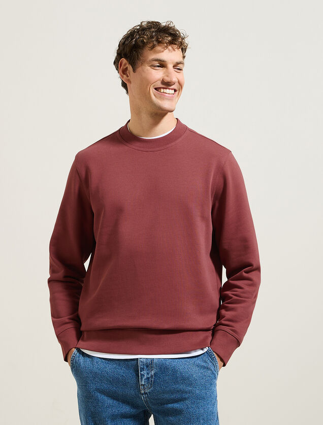 Sweat col rond uni