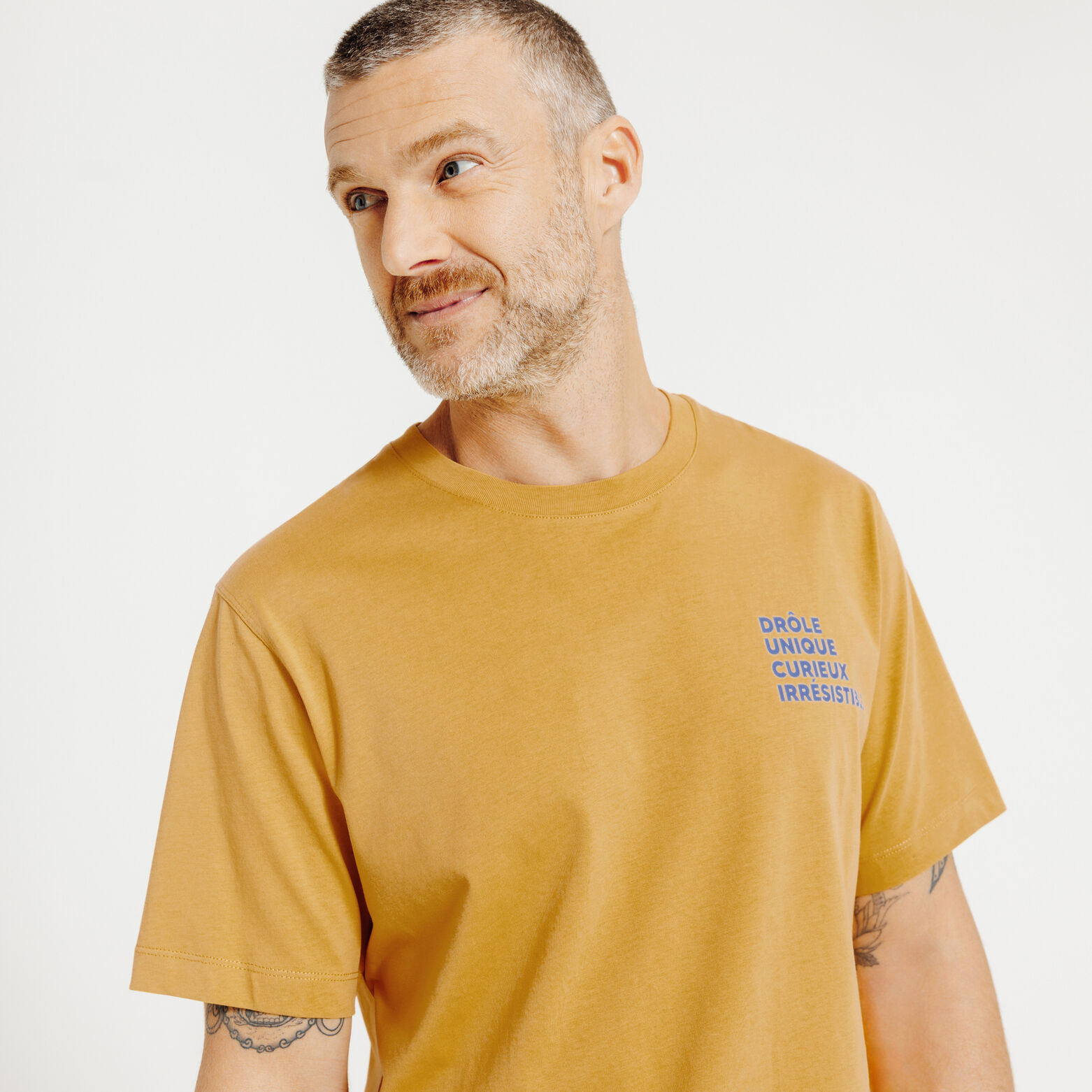 Tee shirt f&ecirc;te des p&egrave;res imprim&eacute; poitrine