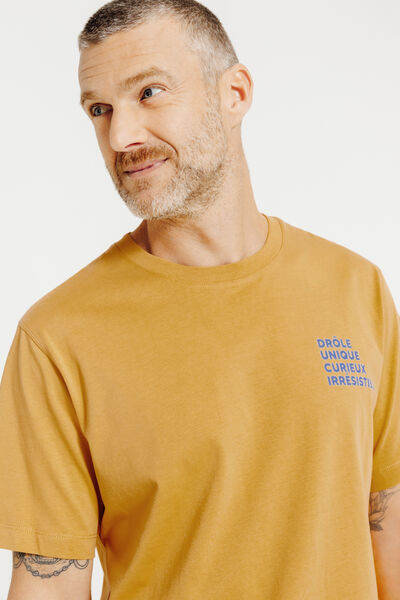 Tee shirt f&ecirc;te des p&egrave;res imprim&eacute; poitrine