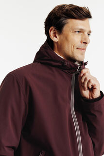 Blouson à capuche doublé en sherpa