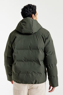 Doudoune zipp&eacute;e &agrave; capuche